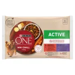 PURINA ONE MINI/SMALL ACTIVE koeratoit 340 g (4 x 85 g)