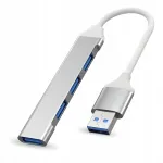 USB-jaotus, 4 pesa, 3.0, alumiinium, 5 Gb/s