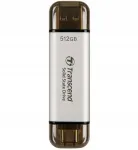 V&auml;line SSD ketas TRANSCEND ESD310S 512GB, USB 3.2 Gen 2, Type-C/A, h&otilde;bedane