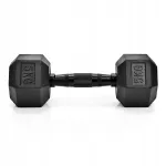 Hantel HEX, 5 kg, malm, kummiga kaetud