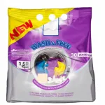 Pesupulber WASH&FREE Universal, jasmiini ja lavendli l&otilde;hnaga, 1,5 kg, 30 pesukorda