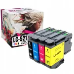 Tindikassetid LC-521, 4 tk, sobib Brother DCP-J1260W, DCP-J1310DW, DCP-J1360DW printeritele