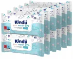 Niisked salvr&auml;tid Kindii Pure Water, 99% vett, 12x60 tk.