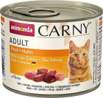Animonda Carny Adult m&auml;rg kassitoit veise- ja kanalihaga, 200 g