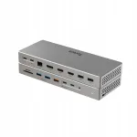Toveca USB-C 16-in-1 dokk, 2x HDMI 4K 60Hz, 1x DP 4K 60Hz