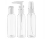 3 x 50 ml reisipudelite komplekt