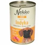 M&auml;rgtoit koertele NEKKO Junior kalkun porgandi ja linaseemnetega 400g