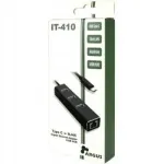 V&otilde;rguadapter Inter-Tech Argus IT-410 USB-C, gigabit Ethernet