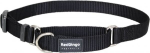 Koera kaelarihm Red Dingo, poolveniv, must, 20 mm x 30&ndash;44 cm