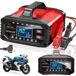 Akulaadija 12V/24V, 5A/15A, AGM, GEL, LiFePO4 mootorratastele ja autodele