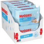 HUGGIES Pure niisked salvr&auml;tikud 99% vett, 12 x 48 tk, 576 tk kokku