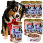 2 Friends niiske koeratoit kalkunilihaga, 71% lihakuubikuid kastmes, 5 x 1240 g + 1 tasuta