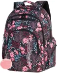 Koolikott CoolPack CP FLASH, koralliv&auml;rvi lillemustriga