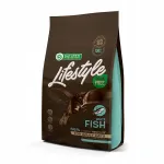 Kuiv kassitoit Natures Protection valge kalaga, 1,5 kg