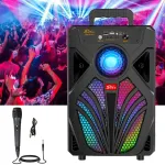 Juhtmevaba Bluetooth k&otilde;lar LED valgustusega, USB, SD, FM, TWS