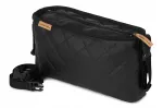 Punutud must beebivankri organiseerimiskott Eco Leather Pik