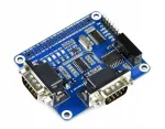 RS232 isolatsioon HAT plaat Raspberry Pi-le, 2 kanalit, SPI, SKU: 17498