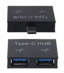 USB-C kuni 2x USB 2.0 jagaja