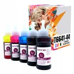 EPSON T6641-T6644 tindipudelike komplekt, 5 tk, sobib L100, L110, L210, L3050, L3060 printeritele