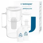 Wessper veefilter 3 l, valge, 3 Aquaclassic filtriga