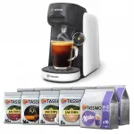Bosch Tassimo Finesse valge kohvimasin 10 kapsliga