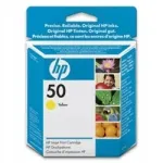 HP 50 kollane tindikassett, 51650YE