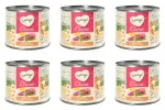 Feringa koerakonservid, vasikaliha ja part, 6 x 200 g, teraviljavaba, 70% liha