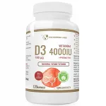 Toidulisand PROGRESS Vitamiin D3 4000 IU 100 mcg, 120 vegan kapslit