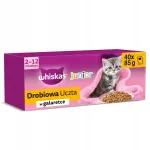 Whiskas Junior m&auml;rg kassitoit linnuliha želees 40x85g