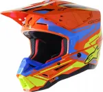 R&auml;nnakukiiver ALPINESTARS SUPERTECH M5 ACTION 2, oranž/sinine/kollane, suurus L