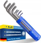 TORX v&otilde;tmete komplekt 8 tk TX10&ndash;TX50 hoidjaga S&R
