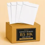 B5 &uuml;mbrikud, valged, 500 tk