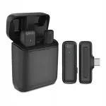 Juhtmevaba Apexel USB-C klambriga mikrofon