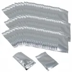 Matid Mylar alumiiniumkoti kotid lukuga, 100 tk, 6x10 cm, kohvile ja k&uuml;psistele