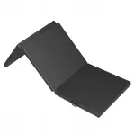 Kokkupandav spordimatt, 15 cm, must