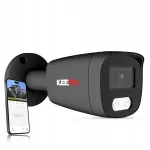 IP-kaamera KEEYO, 5MPx, 2K+, liikumise tuvastus, mikrofon, AI, IR kuni 30 m, PoE, ONVIF