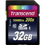 Transcend 32 GB Class 10 SDHC m&auml;lukaart