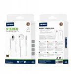 Juhtmega k&otilde;rvaklapid mikrofoniga Jellico EP2A, 3,5 mm, 1,2 m, valged
