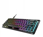 Klaviatuur Roccat Vulcan II MINI AIR AIMO, must, RGB, Titan II Red, alumiinium