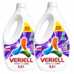 VERIELL pesugeel, 2 x 5,5 l, v&auml;rvilistele ja valgetele riietele
