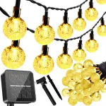 V&auml;lisvalgustuse rippvalgusti 30 LED, 450 cm, soe valgus, Garden Solar