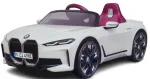 Lastele elektriline BMW i4 auto, puldiga, EVA ratastega, nahksadulaga, liitiumioonaku