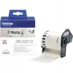 Kleepuv lint Brother DK-22212, valge, 62 mm x 15,24 m