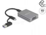 KAardi lugeja USB Type-C Delock 91013 SD ja CFexpress Type A m&auml;lukaartidele