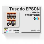 Tintide komplekt Epson WF-100, 5 tk (3 musta, 2 v&auml;rvilist, 266/267)