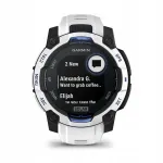 Garmin Instinct 3 nutikell 45 mm, valge, p&auml;ikeseenergiaga laadimine