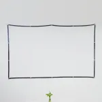 Kokkupandav 16:9 projektoriekraan kinnitusvahendiga 60 tolli