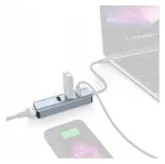 USB-C v&otilde;rgundusadapter HUB, RJ45 Gigabit Ethernet, 1000 Mbps