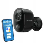 V&auml;ljas p&auml;ikese Wi-Fi kaamera Reolink 4K, IP65, IR, AI, 512GB, must
