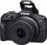 Fotokas Canon EOS R100 koos RF-S 18-45mm F4.5-6.3 IS STM objektiiviga